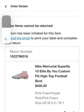 Nike High-Top Football Boot in Pink and Teal